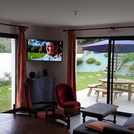 Les Embruns Jardin Villa Saint-Pol-de-Léon Exteriör bild