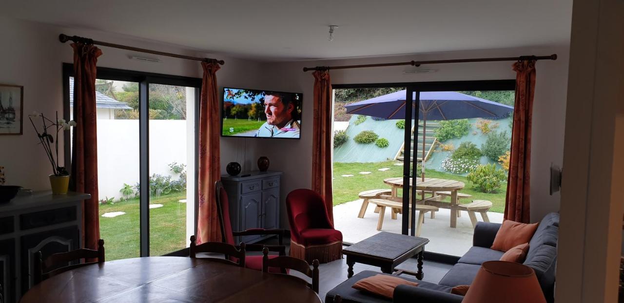 Les Embruns Jardin Villa Saint-Pol-de-Léon Exteriör bild