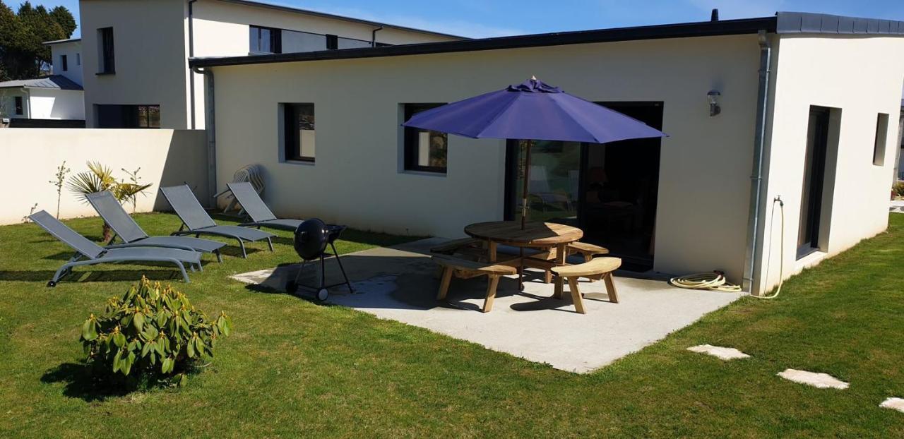 Les Embruns Jardin Villa Saint-Pol-de-Léon Exteriör bild